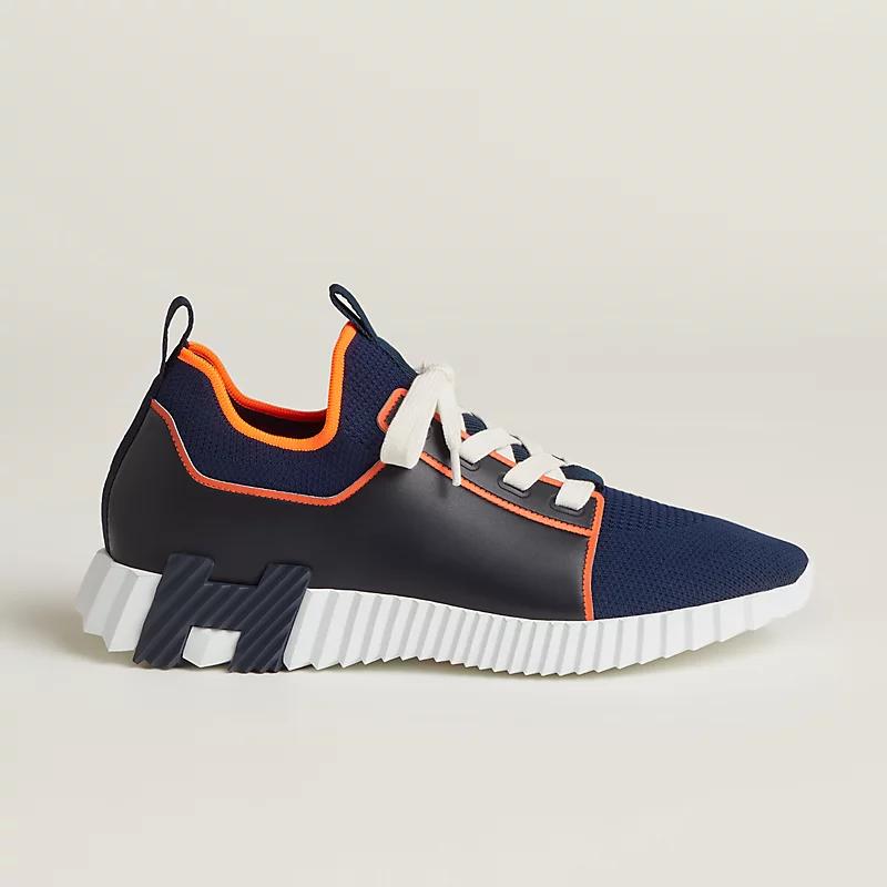 Giày Hermes Depart Slip-On Sneaker Nam Xanh Navy