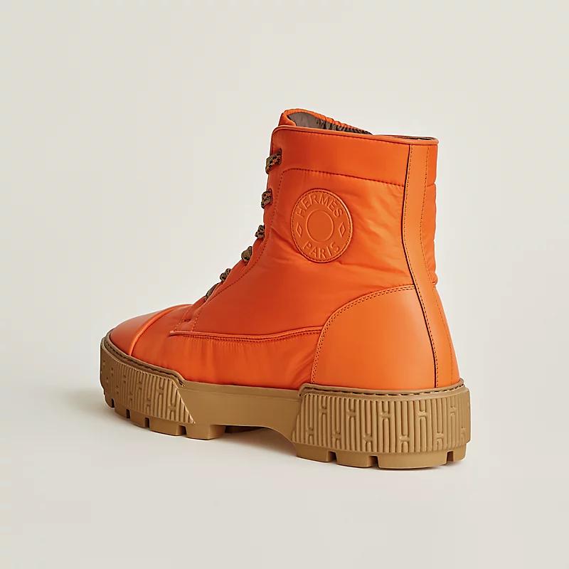 Giày Hermes Fresh Ankle Boot Nam Cam