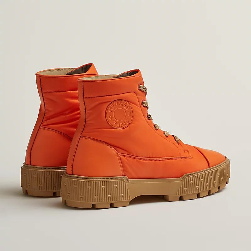 Giày Hermes Fresh Ankle Boot Nam Cam