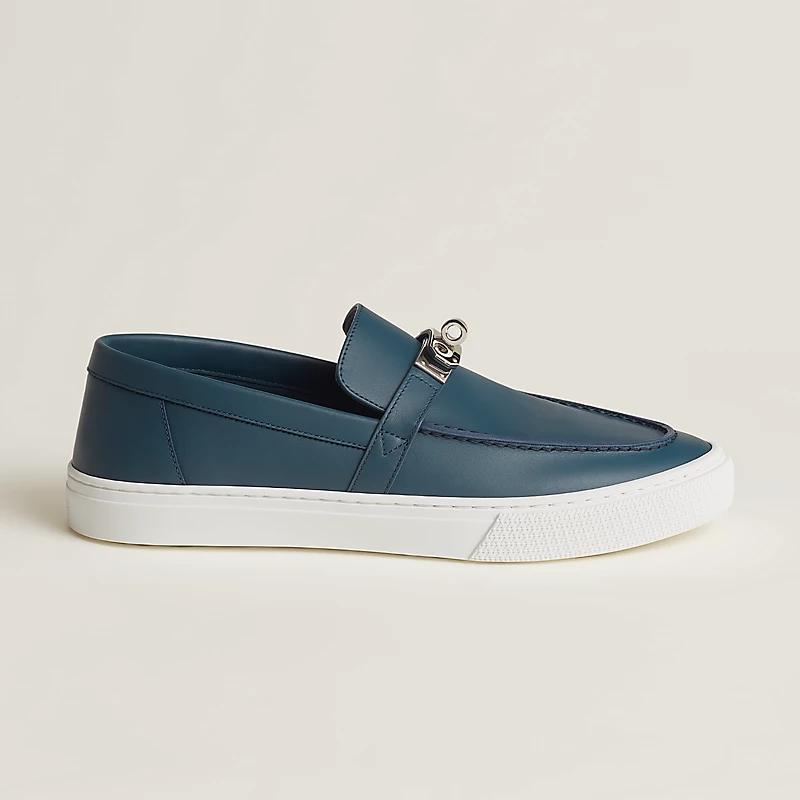 Giày Hermes Game Slip-On Sneaker Nam Xanh Dương