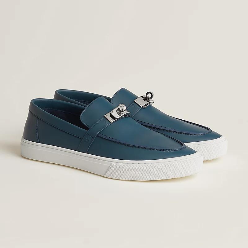 Giày Hermes Game Slip-On Sneaker Nam Xanh Dương