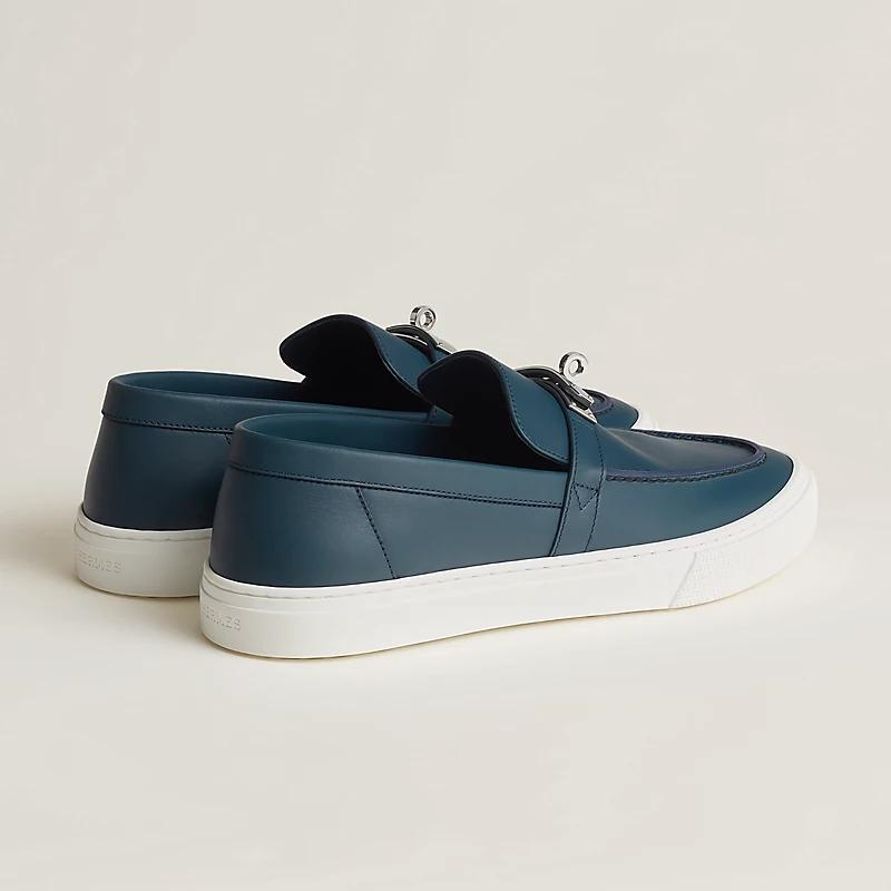 Giày Hermes Game Slip-On Sneaker Nam Xanh Dương