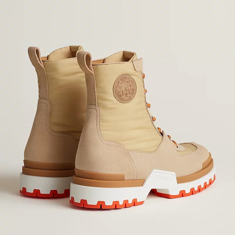 Giày Hermes Grip Ankle Boot Nam Be