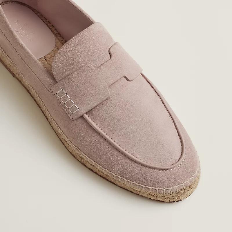 Giày Hermes Trip Espadrille Nam Hồng