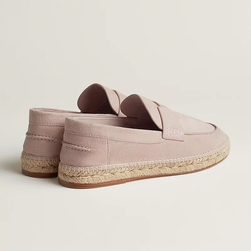 Giày Hermes Trip Espadrille Nam Hồng