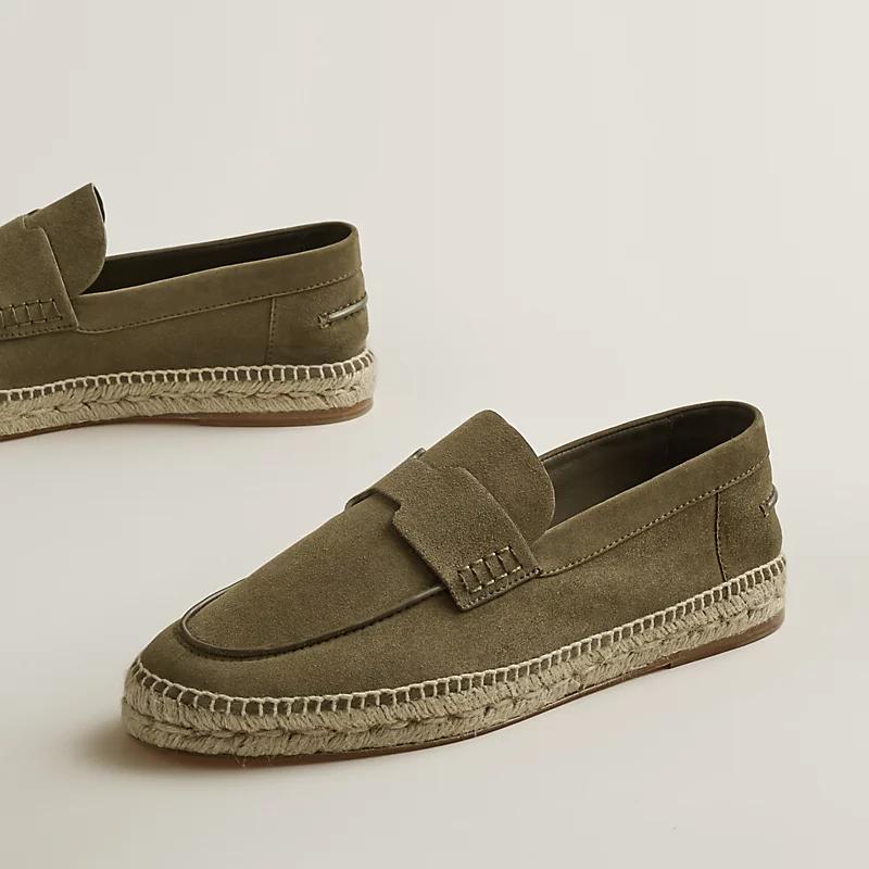 Giày Hermes Trip Espadrille Vert Toundra Nam Xanh Lá