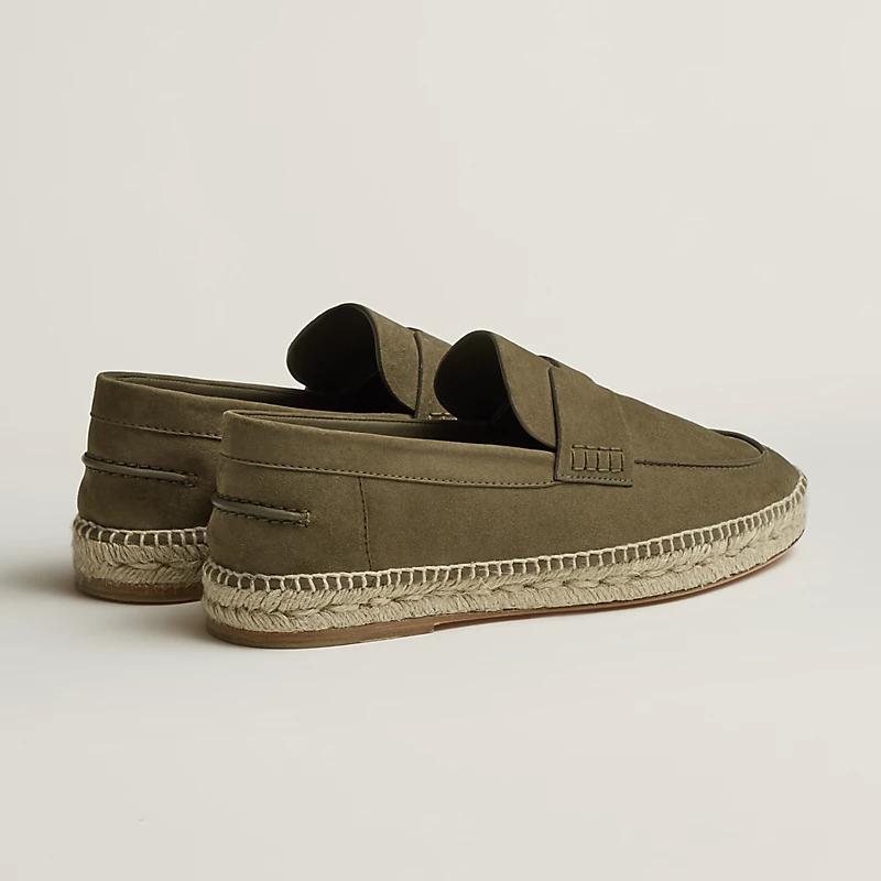 Giày Hermes Trip Espadrille Vert Toundra Nam Xanh Lá