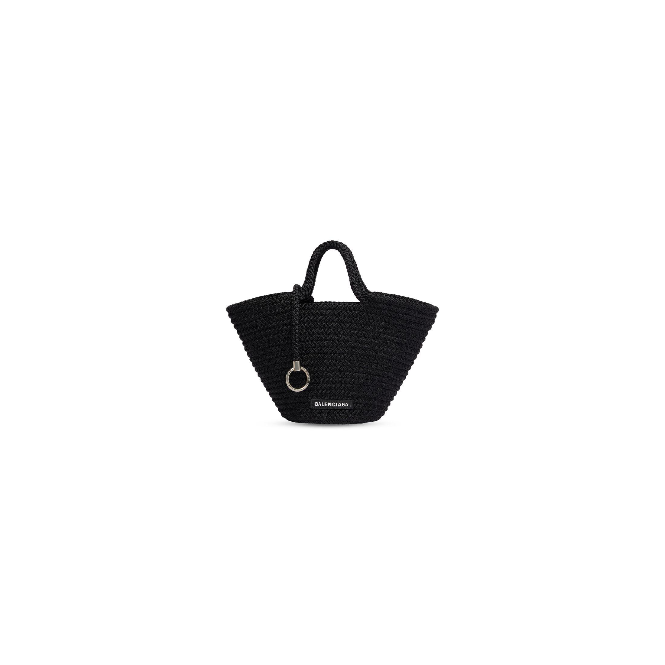 Túi Balenciaga Ibiza Small Basket With Strap Nữ Đen