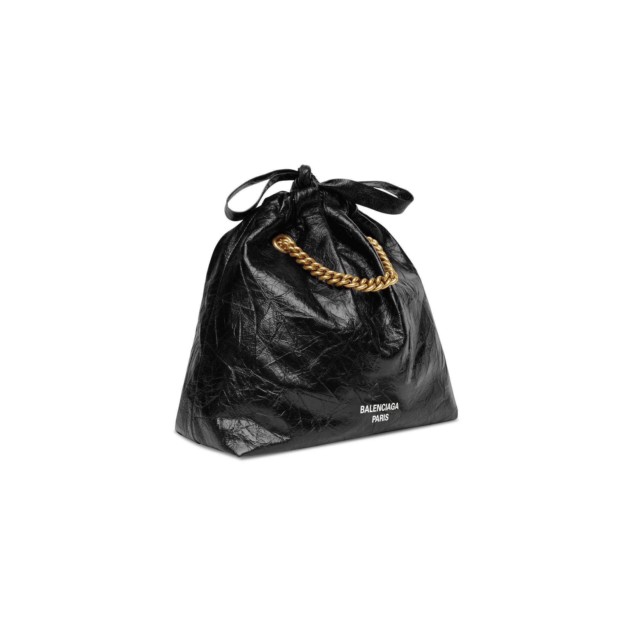 Túi Balenciaga Crush Small Tote Bag Nữ Đen