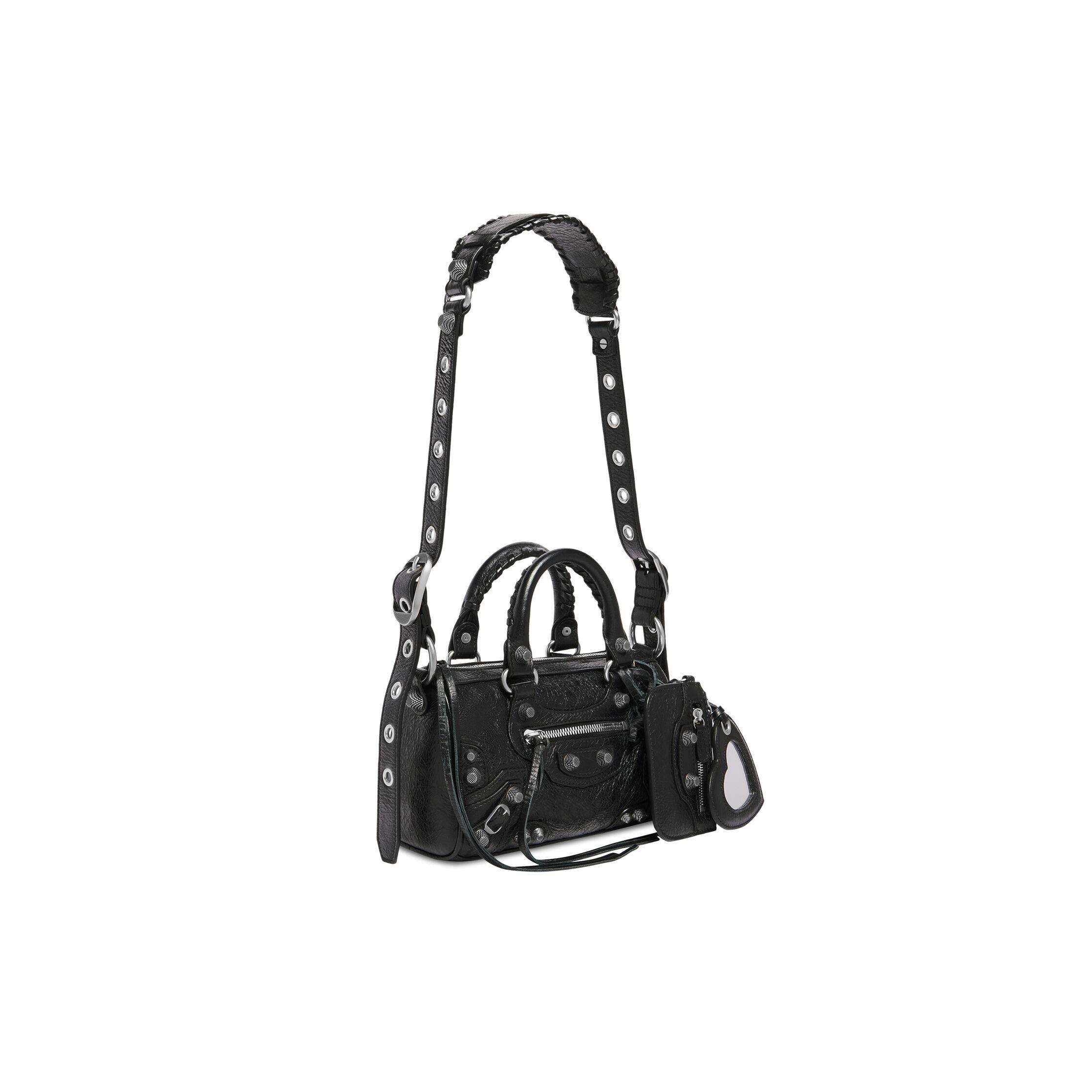 Túi Balenciaga Le Cagole Mini Duffle Bag Nữ Đen