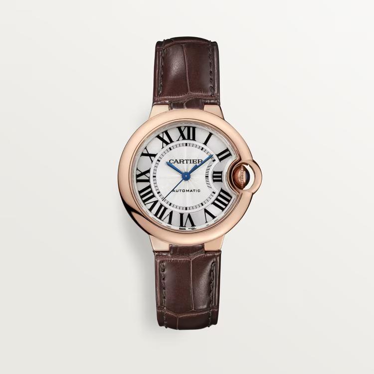 Đồng Hồ Cartier Ballon Bleu De Cartier Watch Nữ Nâu