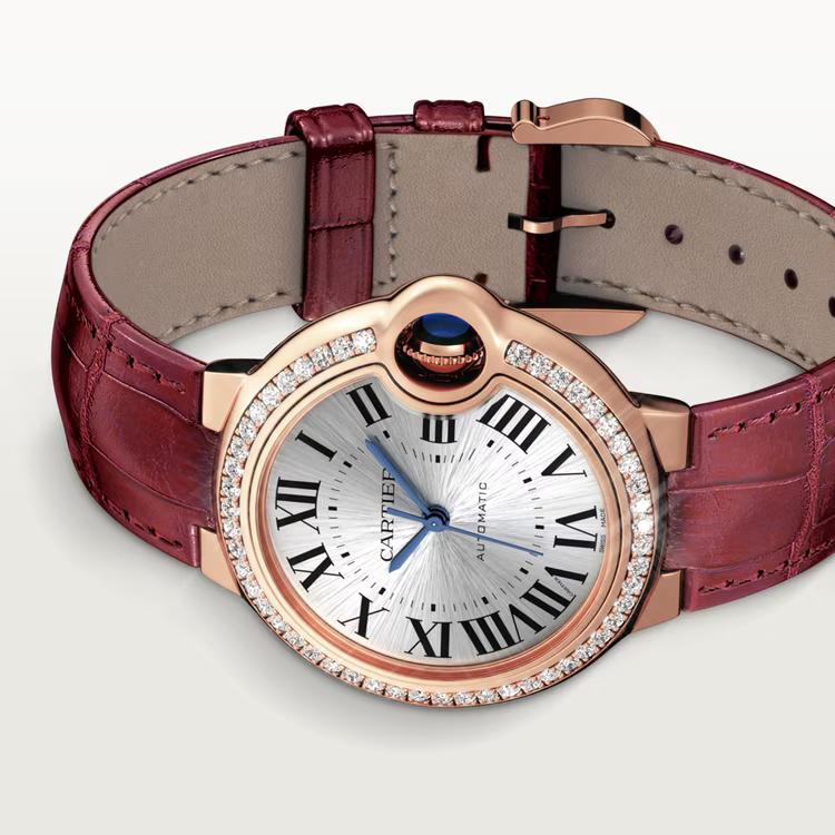 Đồng Hồ Cartier Ballon Bleu De Cartier Watch Nam Đỏ