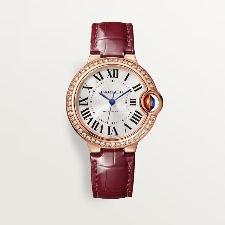 Đồng Hồ Cartier Ballon Bleu De Cartier Watch Nam Đỏ