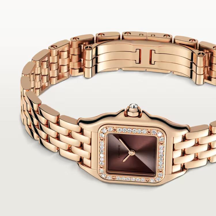 Đồng Hồ Cartier Panthère De Cartier Watch Nữ Vàng Nâu