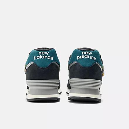 Giày New Balance 574 Nữ Đen Xanh Lá