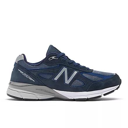 Giày New Balance Made In Usa 990V4 Nữ Xanh Navy