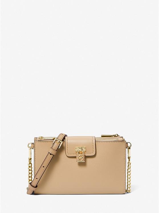 Túi Michael Kors Ruby Small Saffiano Leather Crossbody Bag Nữ Be