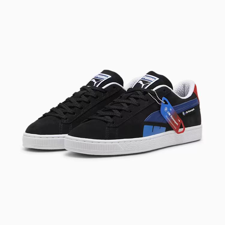 Giày Puma Bmw M Motorsport Suede Nam Đen Xanh Dương