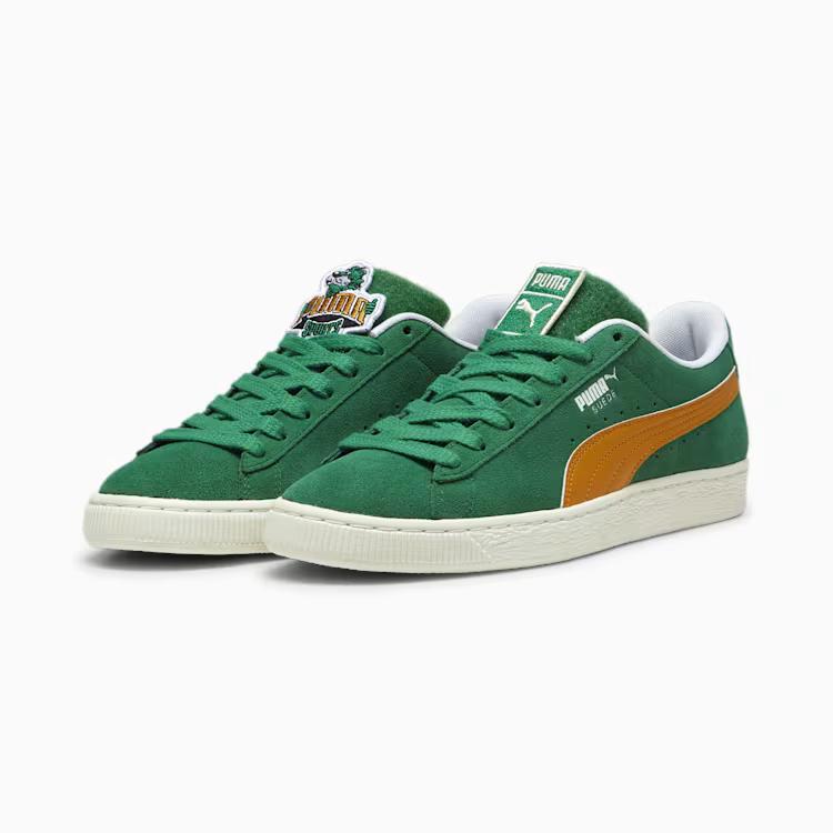 Giày Puma For The Fanbase Suede Patch Sneakers Nam Xanh Lá