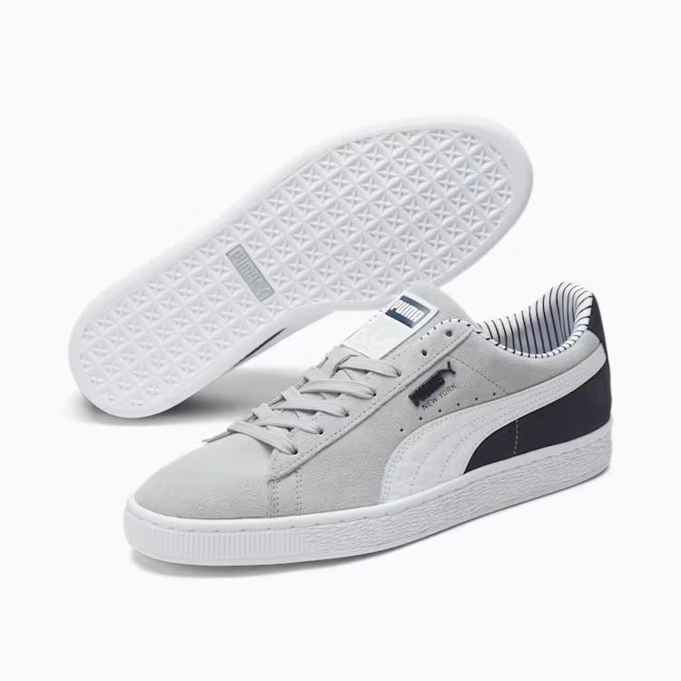 Giày Puma Suede Classic Puma Nyc Pinstripe Sneakers Nam Xám