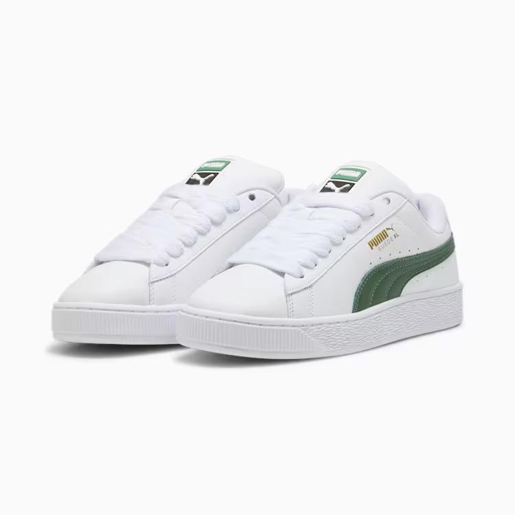 Giày Puma Suede Xl Leather Nam Trắng Xanh Lá