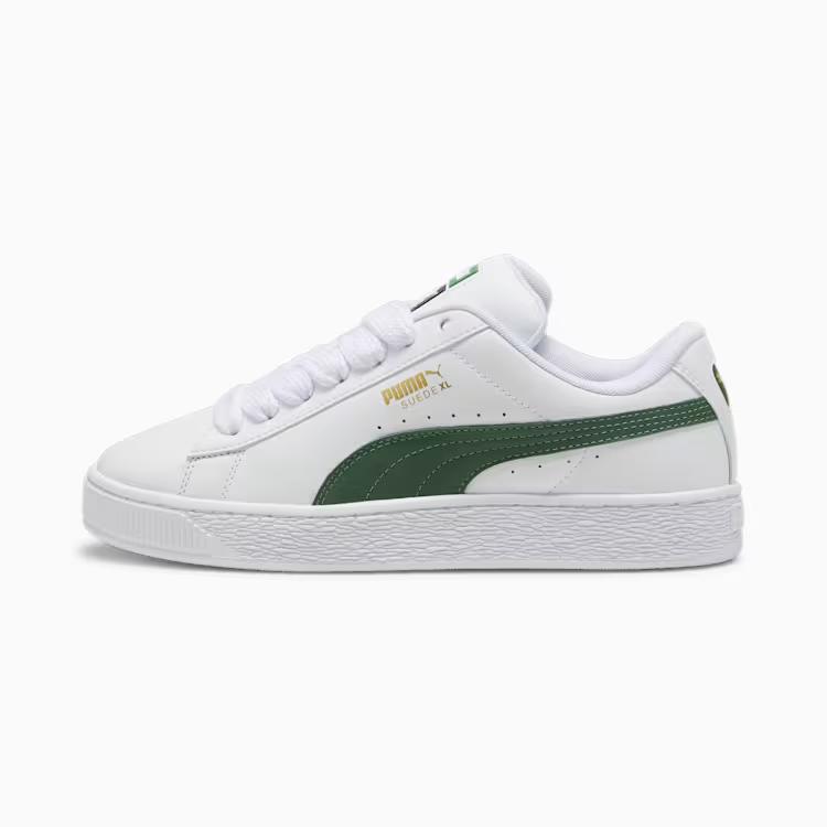 Giày Puma Suede Xl Leather Nam Trắng Xanh Lá