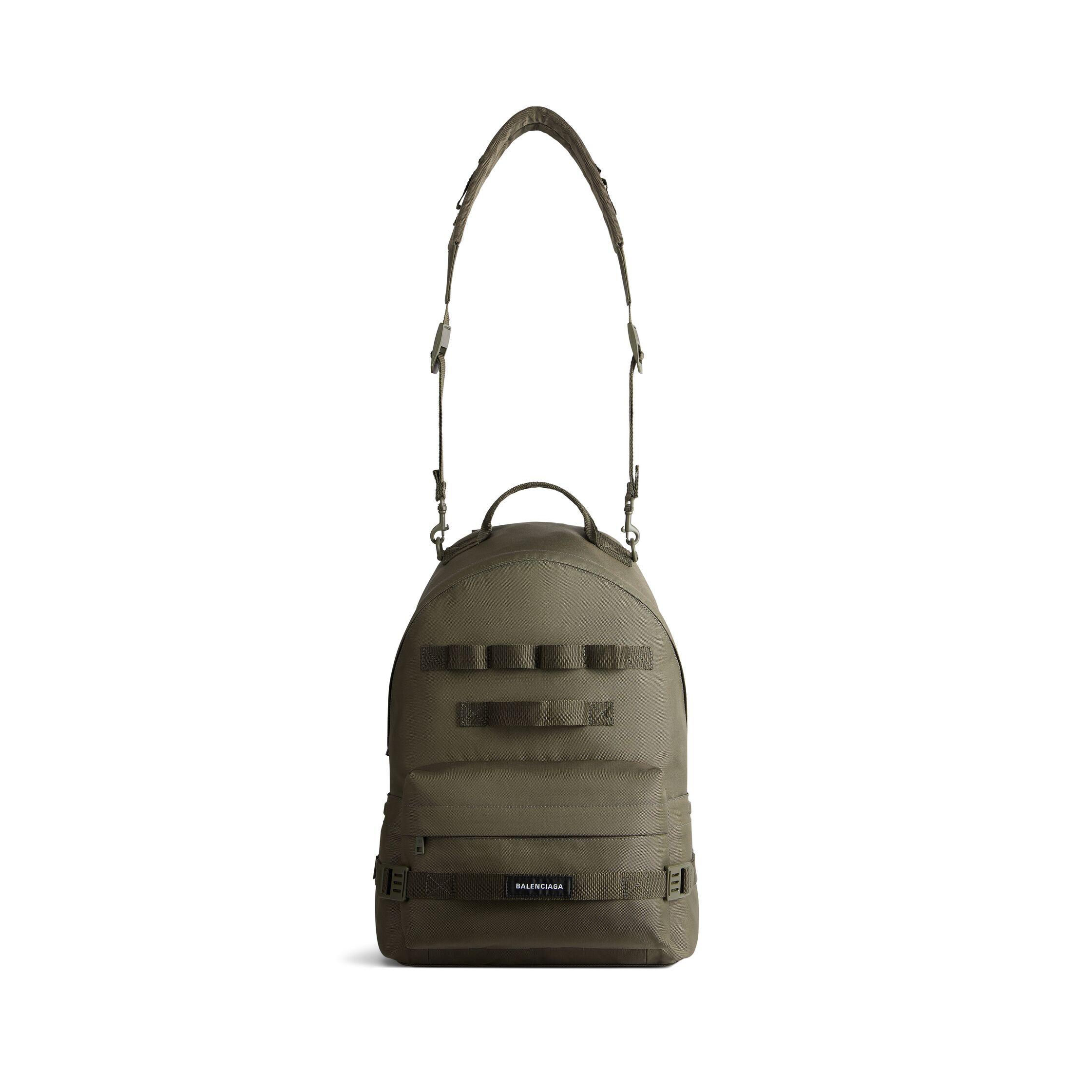 Túi Balenciaga Army Medium Multicarry Backpack Nam Xanh Lá