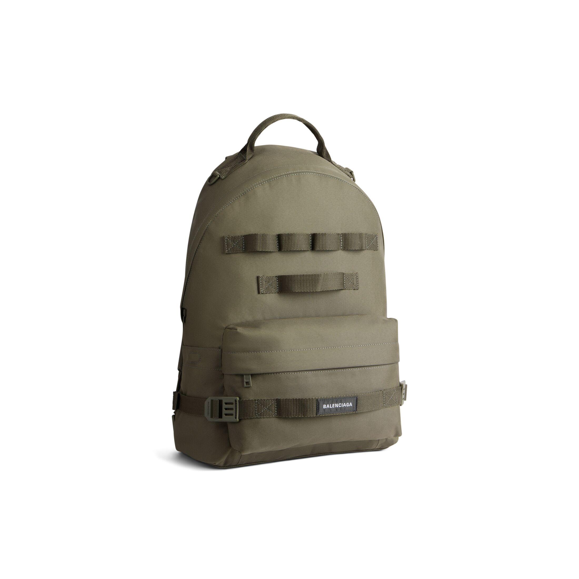 Túi Balenciaga Army Medium Multicarry Backpack Nam Xanh Lá