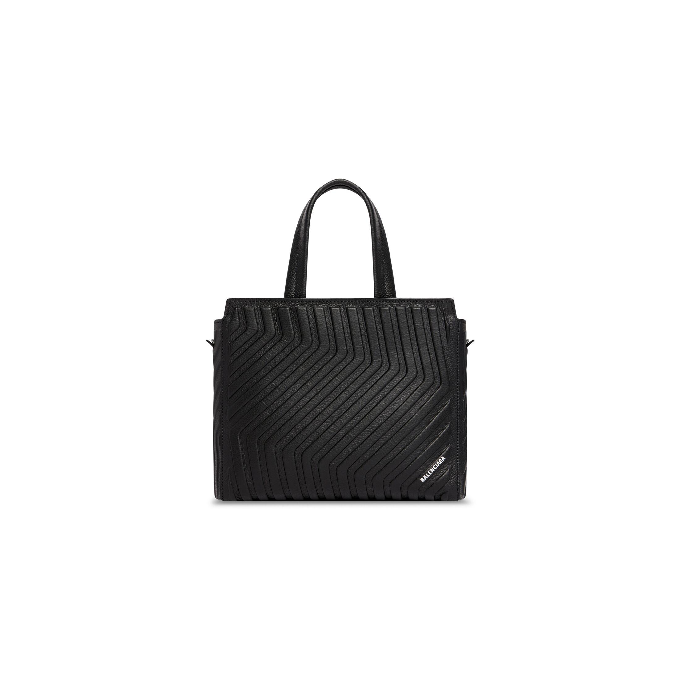 Túi Balenciaga Car Zipped Small East-West Tote Bag Nam Đen