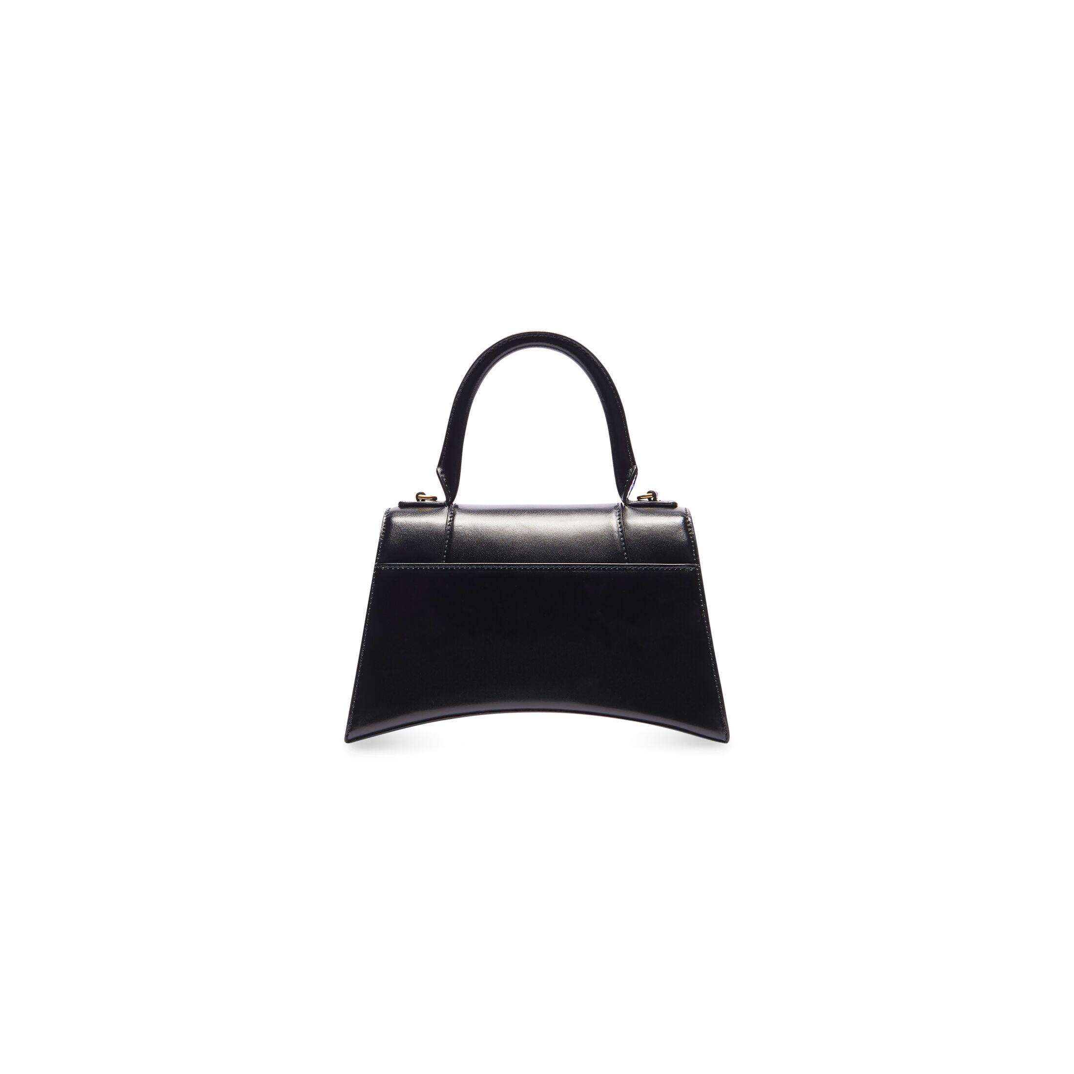 Túi Balenciaga Hourglass Small Handbag Box Nữ Đen