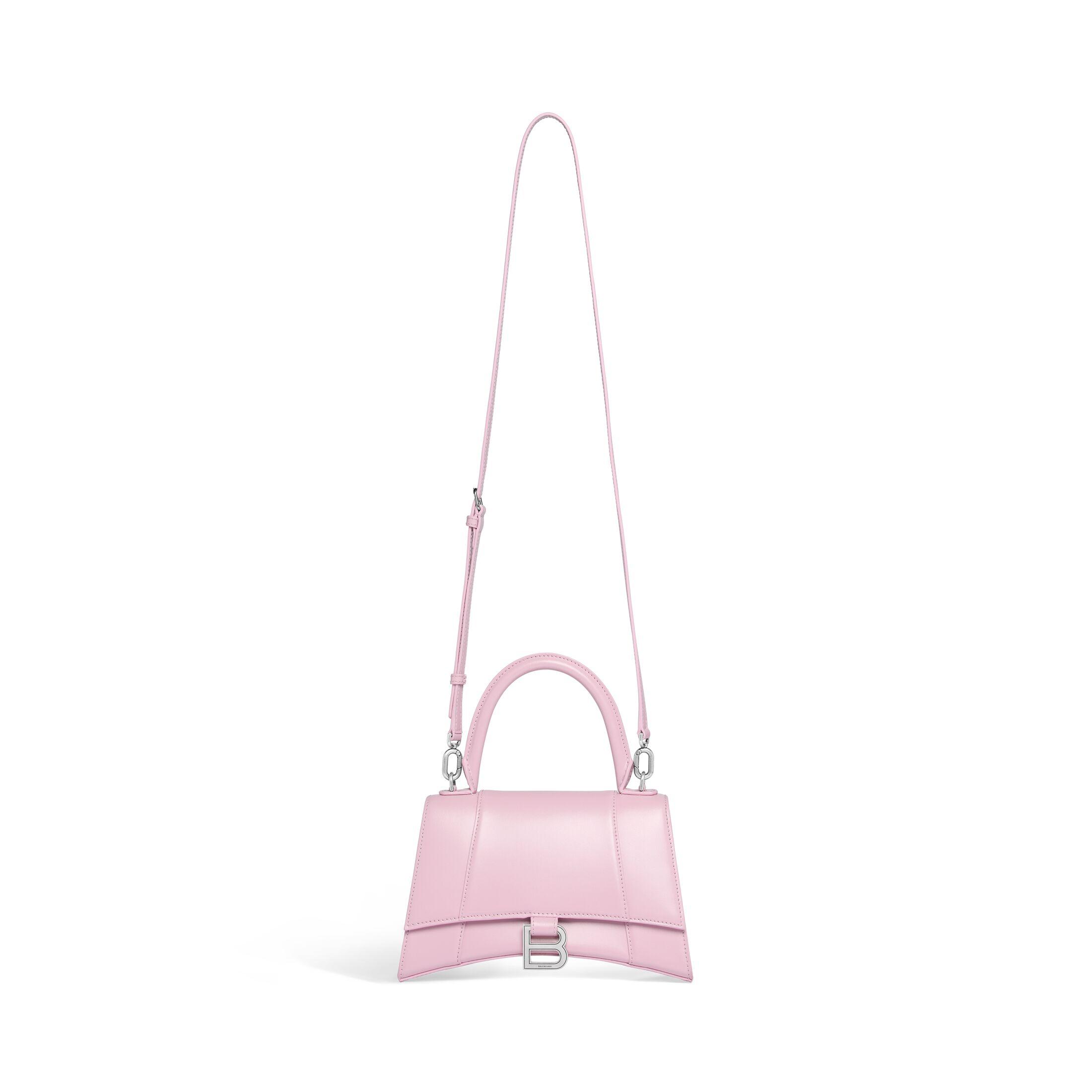 Túi Balenciaga Hourglass Small Handbag Box Nữ Hồng