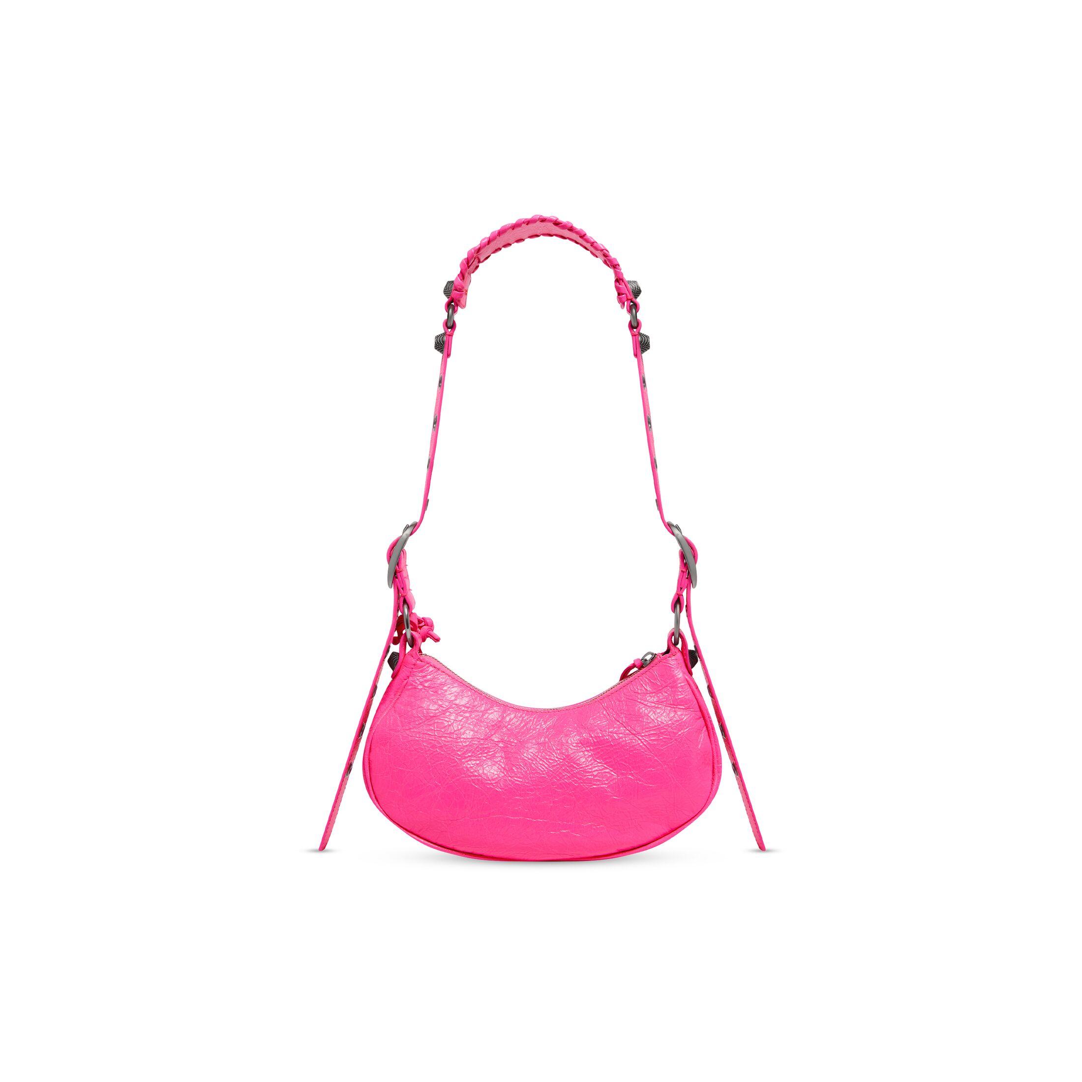 Túi Balenciaga Le Cagole Xs Shoulder Bag Nữ Hồng Neon