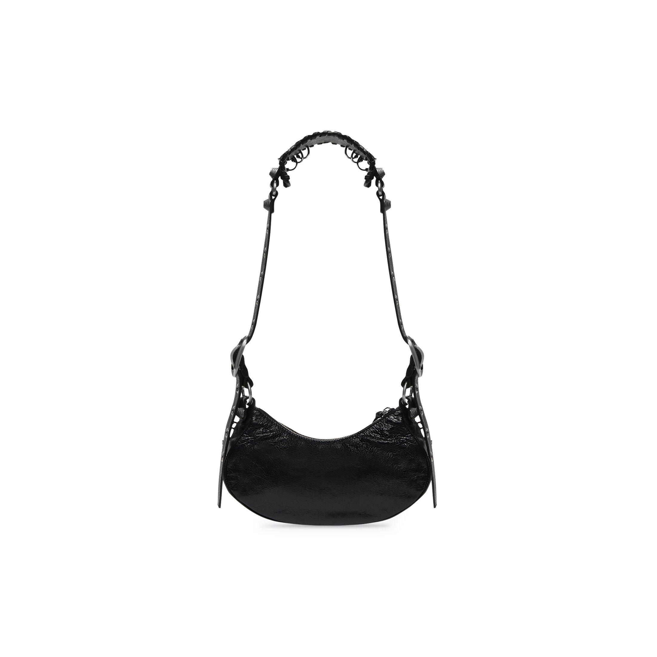 Túi Balenciaga Le Cagole Xs Shoulder Bag With Piercings Nữ Đen