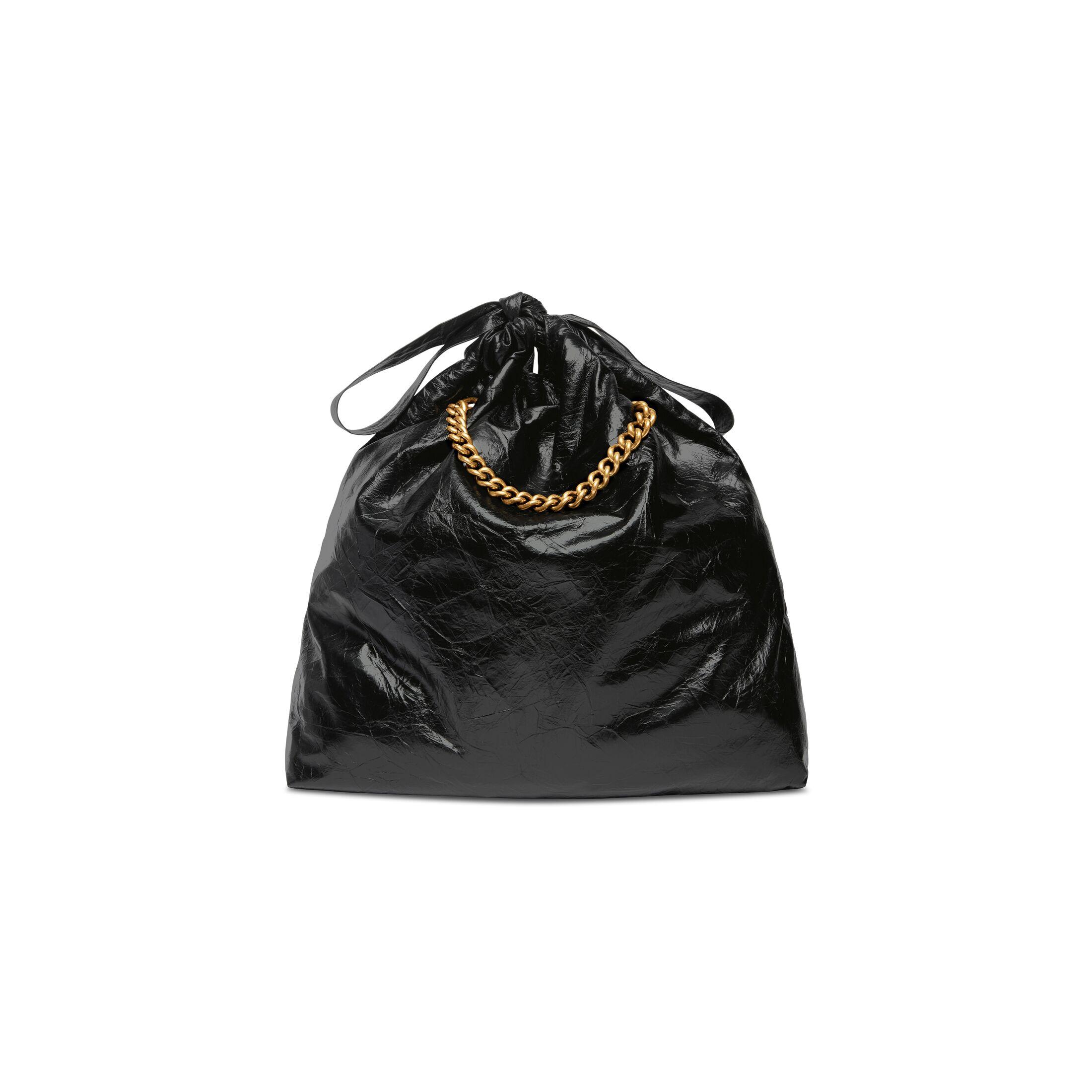 Túi Balenciaga Crush Medium Tote Bag Nữ Đen