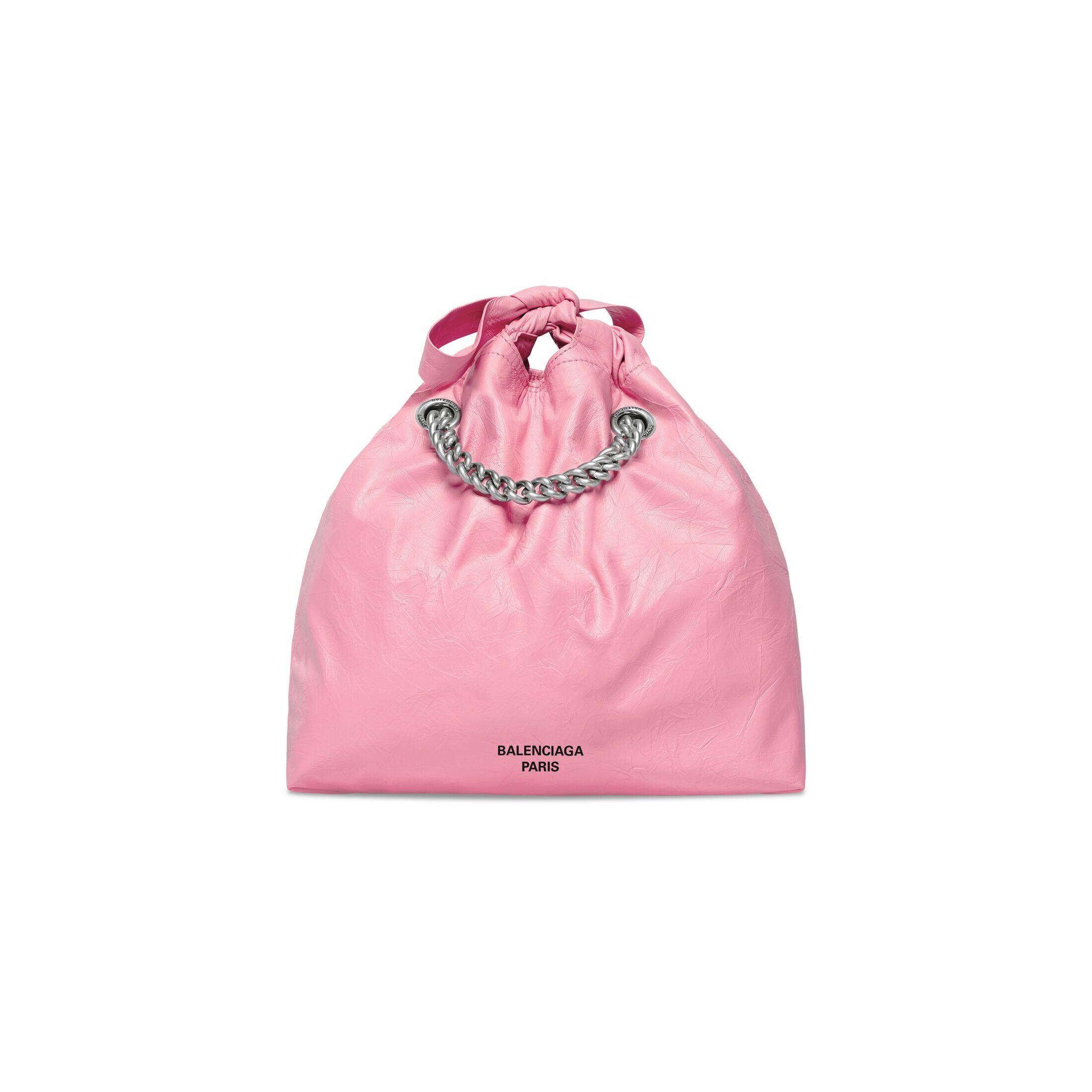 Túi Balenciaga Crush Small Tote Bag Nữ Hồng