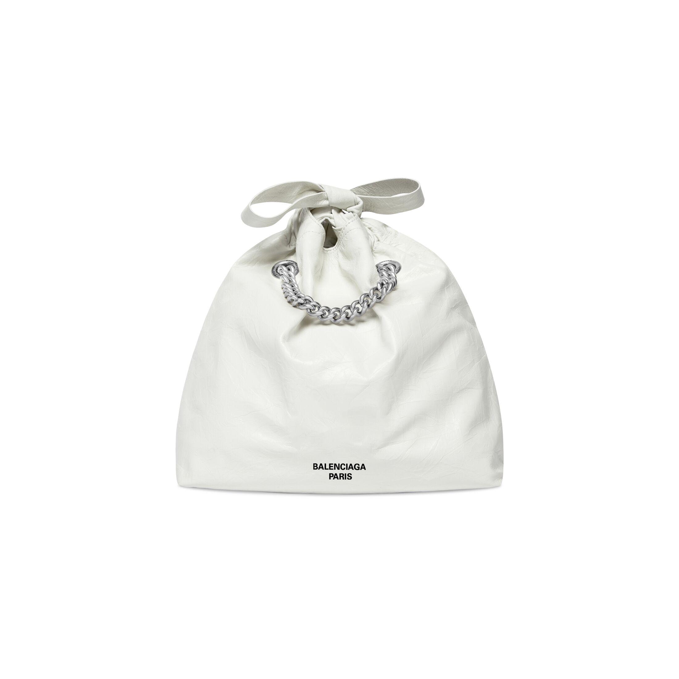 Túi Balenciaga Crush Small Tote Bag Nữ Trắng