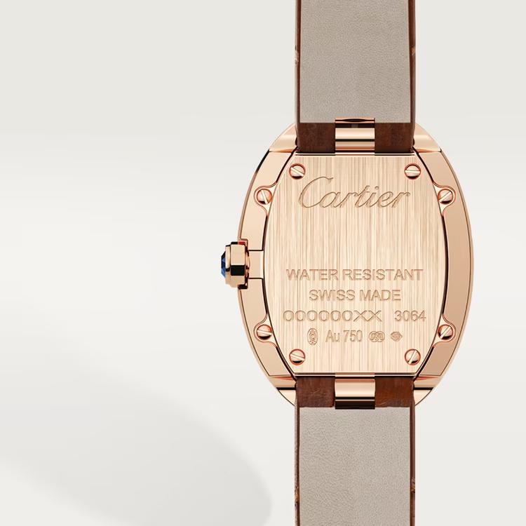 Đồng Hồ Cartier Baignoire Watch, Small Model Nữ Nâu