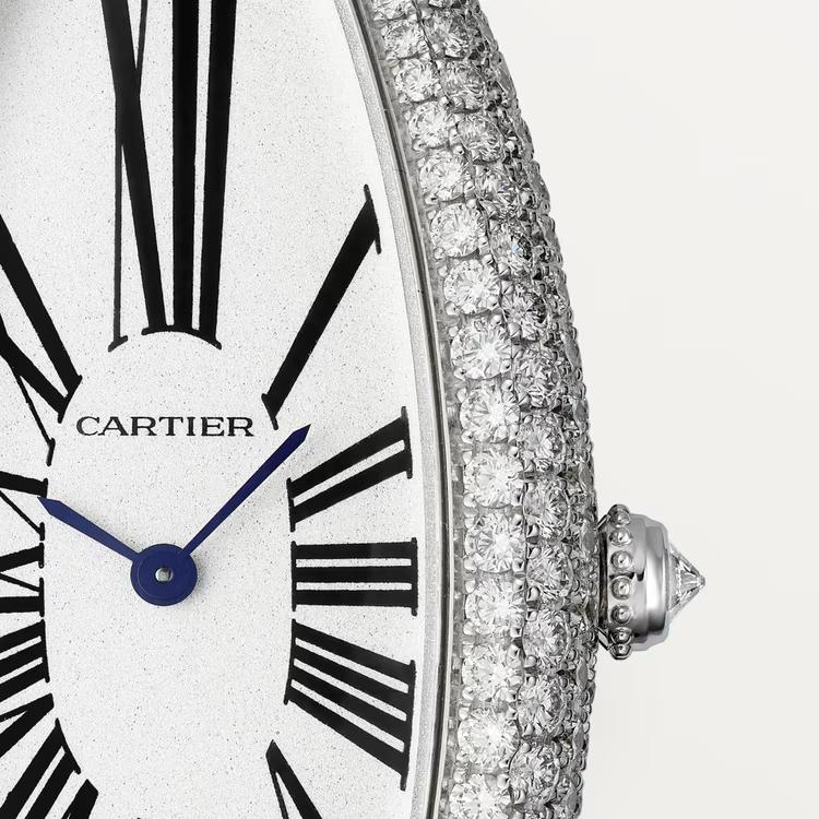 Đồng Hồ Cartier Baignoire Allongée Watch Nữ Xám