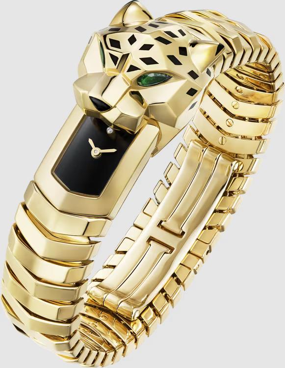 Đồng Hồ Cartier Panthère De Cartier Watch Panther Head And Case Nữ Vàng 