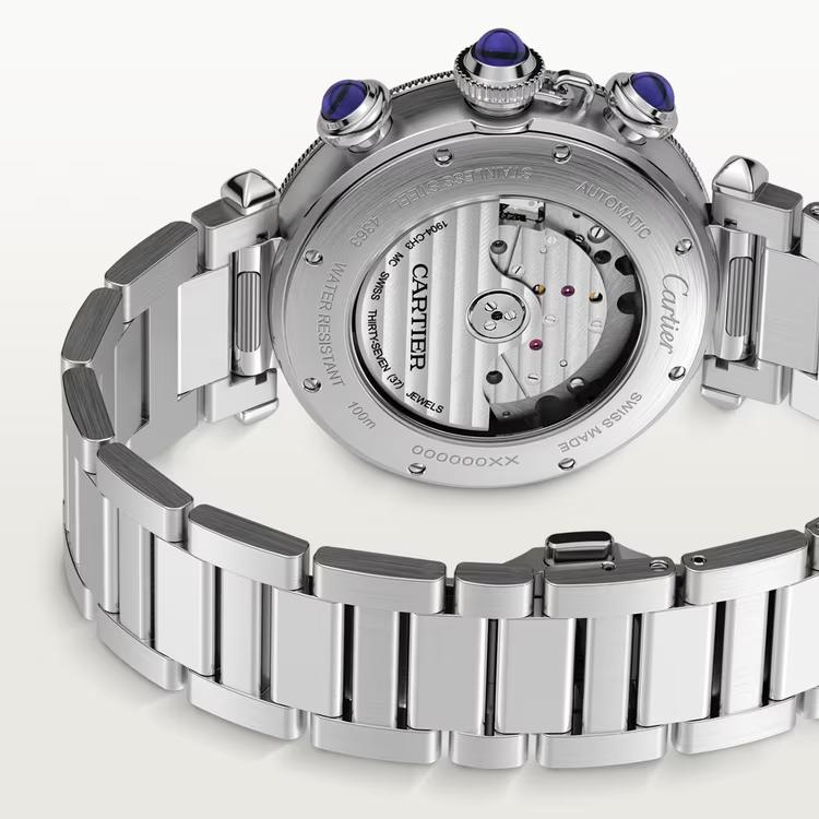 Đồng Hồ Cartier Pasha De Cartier Watch Quickswitch Nam Bạc