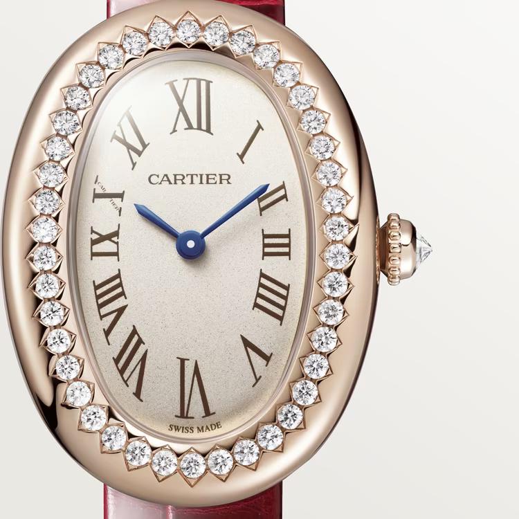 Đồng Hồ Cartier Baignoire Watch Nữ Đỏ