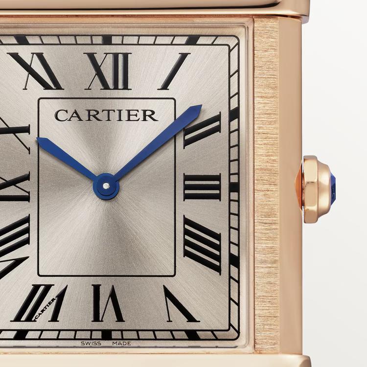 Đồng Hồ Cartier Tank Chinoise Watch Nam Hồng Xám