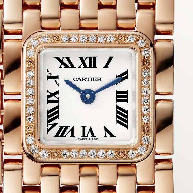 Đồng Hồ Cartier Panthère De Cartier Cuff Watch Nữ Hồng Nhạt