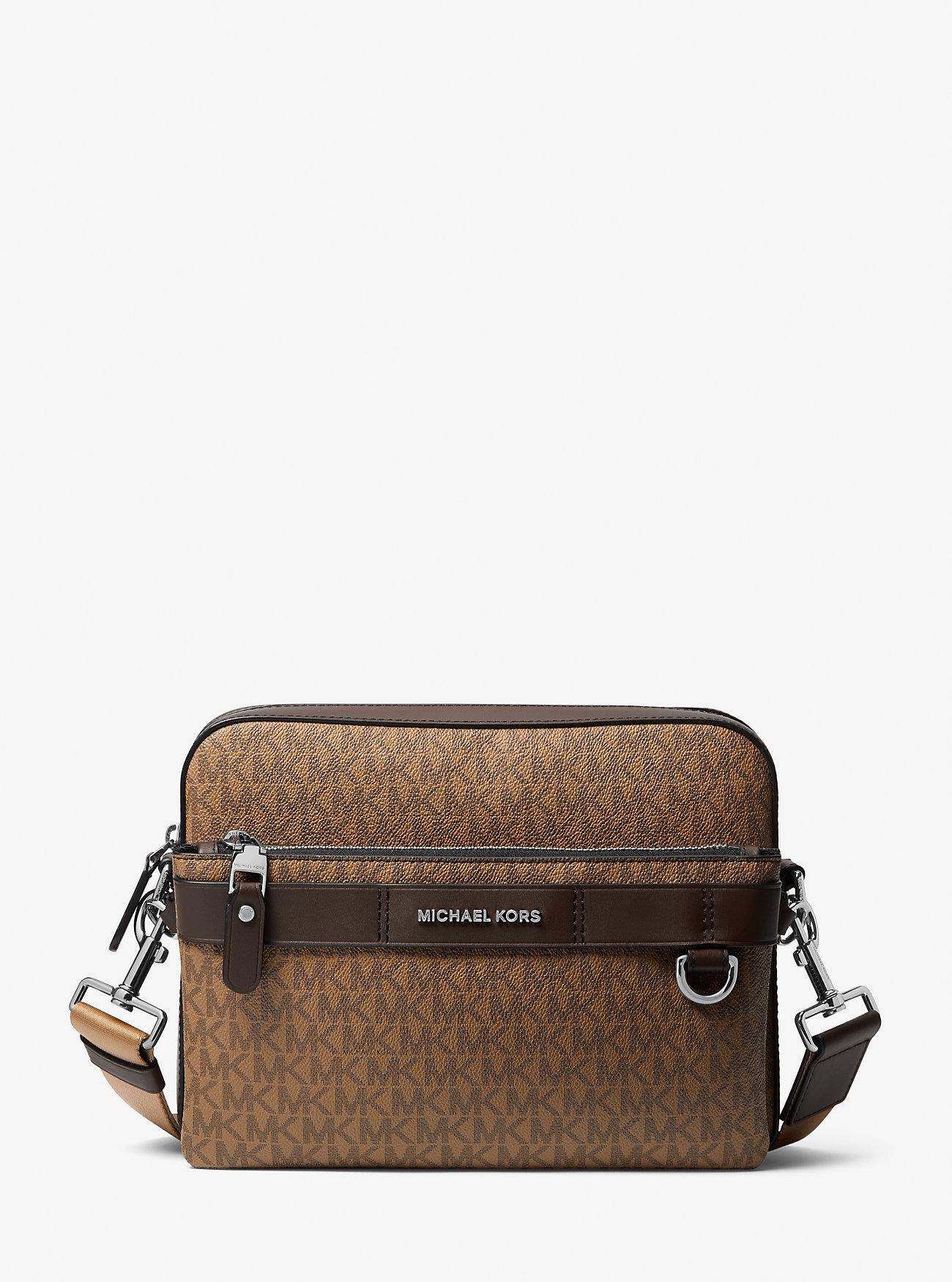 Túi Michael Kors Hudson 2-In-1 Logo Crossbody Bag Nam Nâu