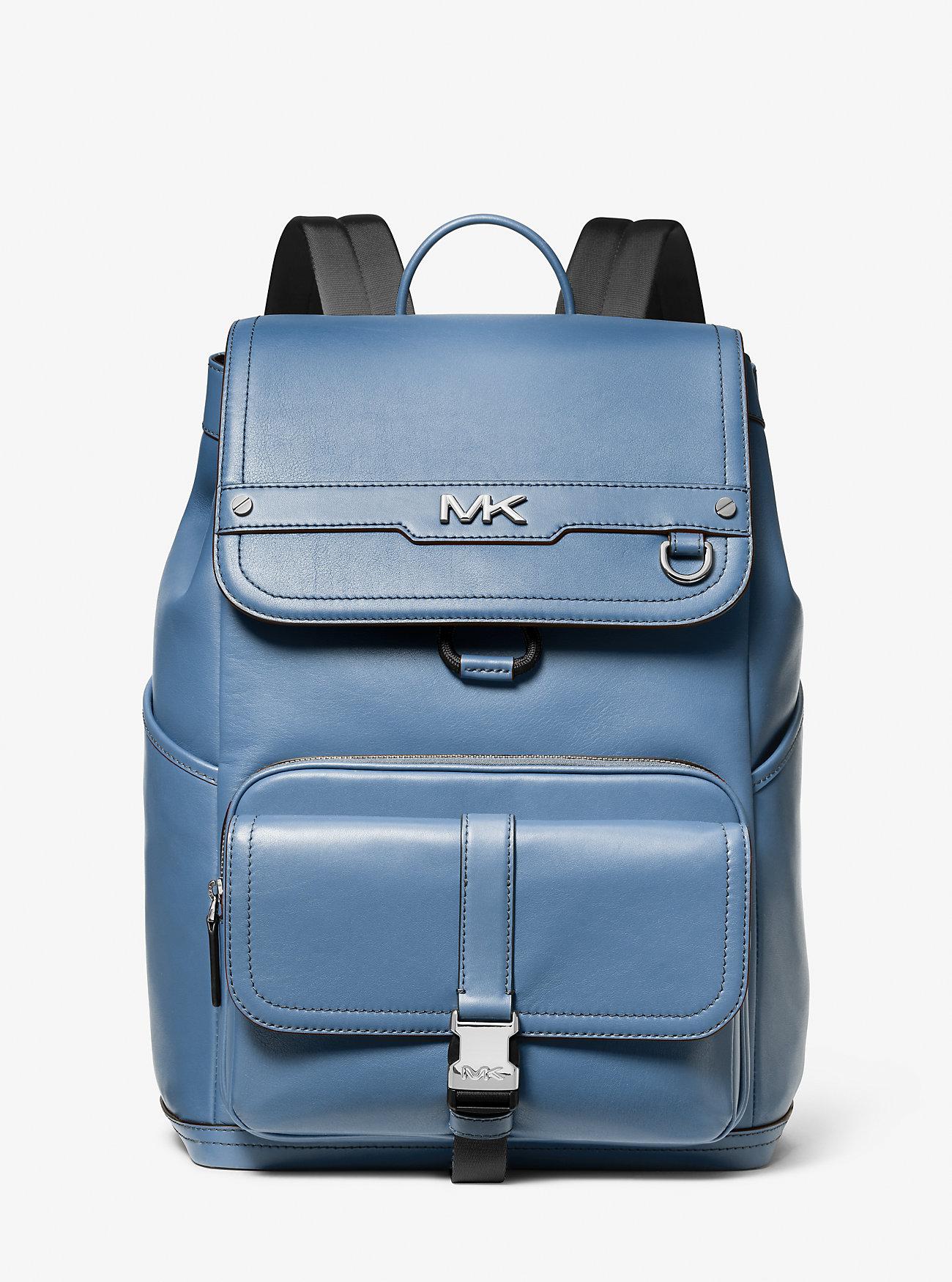 Túi Michael Kors Varick Leather Backpack Nam Xanh Dương