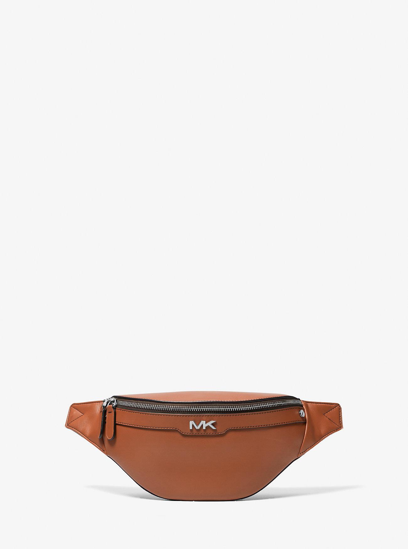 Túi Michael Kors Varick Small Leather Belt Bag Nam Nâu