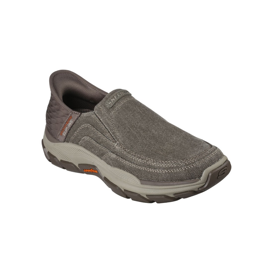 Giày Skechers Slip-ins RF: Respected - Holmgren Nam Nâu Sẫm