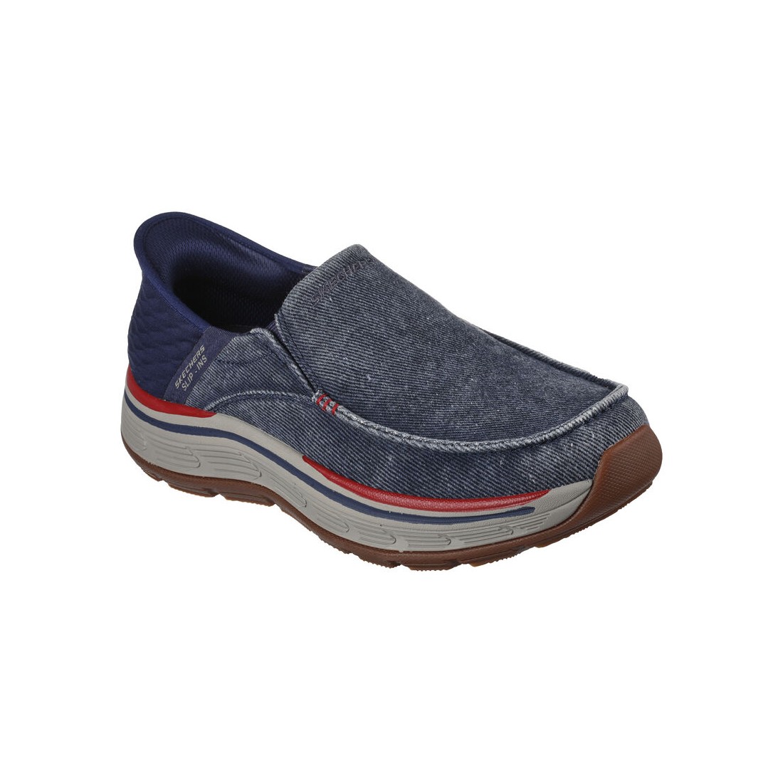 Giày Skechers Slip-Ins: Remaxed - Fenick Nam Xanh Navy