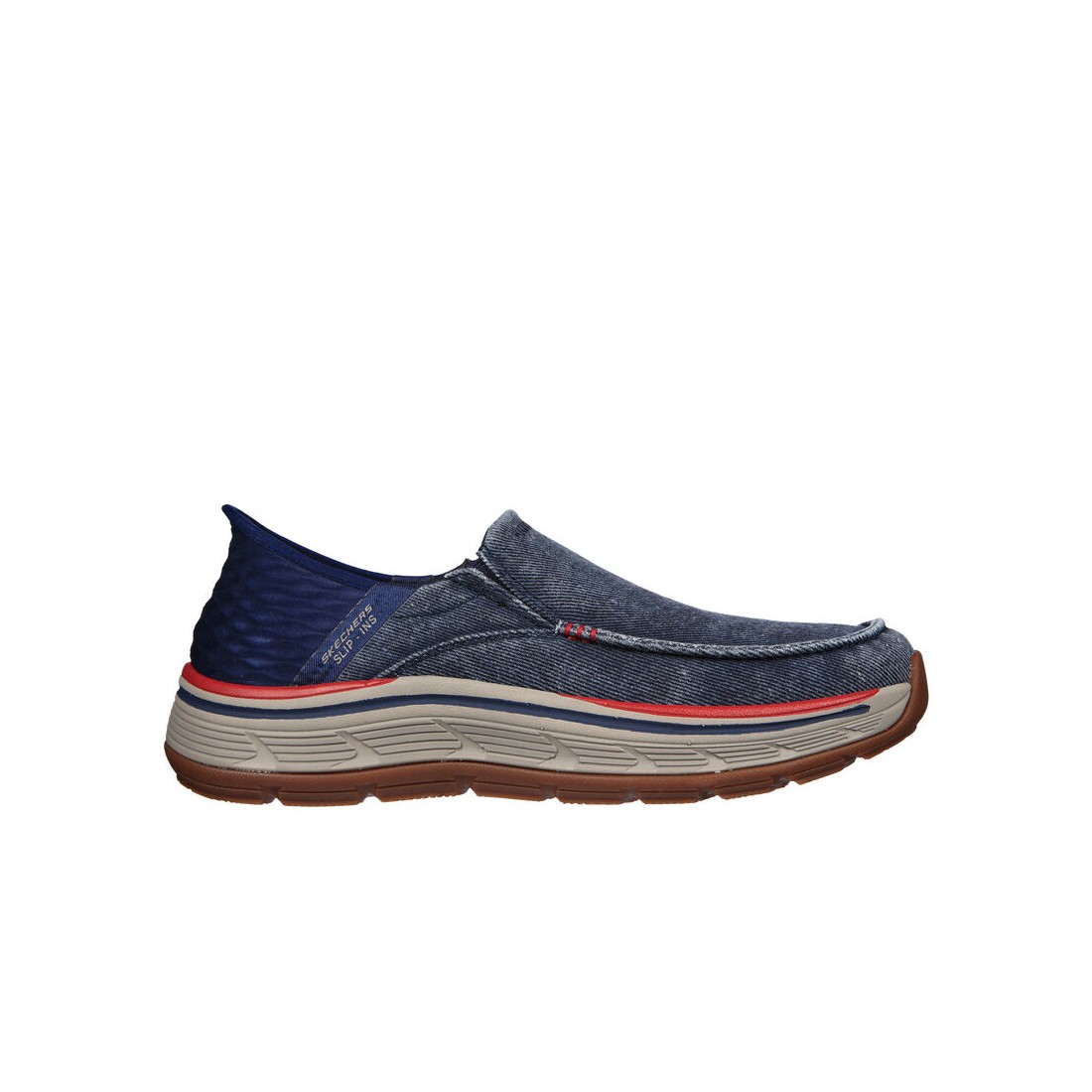 Giày Skechers Slip-Ins: Remaxed - Fenick Nam Xanh Navy