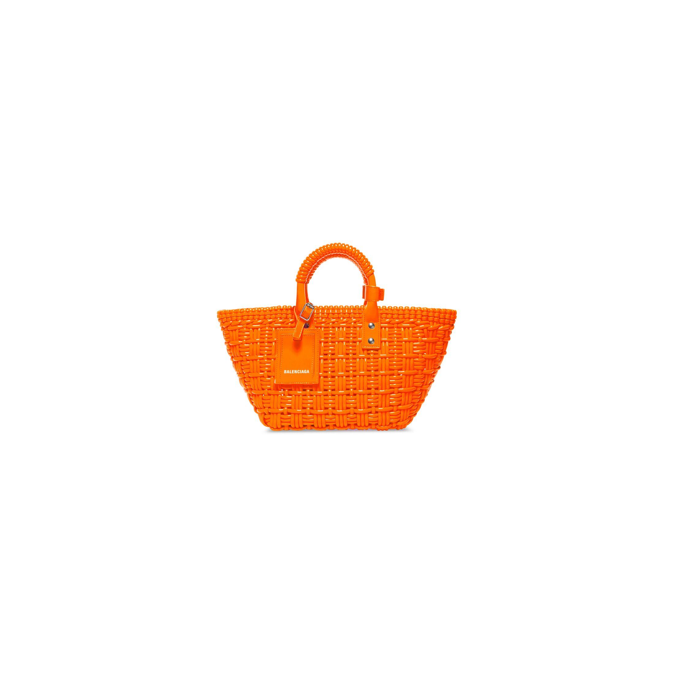 Túi Balenciaga Bistro Xs Basket With Strap Nữ Cam